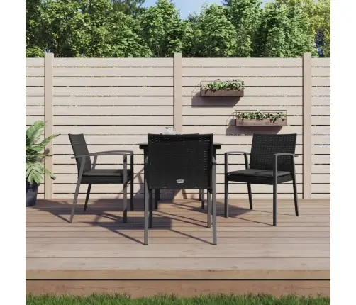 5-Daļīgs Dārza Mēbeļu Komplekts Ar Matračiem, Pe Rotangpalma Vidaxl