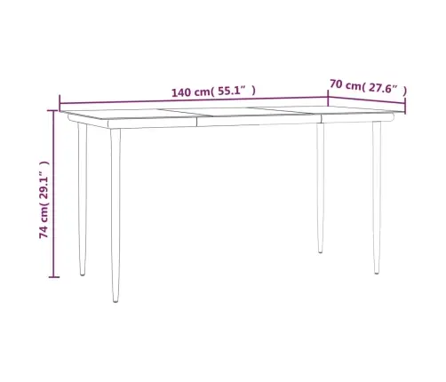 7-Daļīgs Dārza Mēbeļu Komplekts Ar Matračiem, Pe Rotangpalma Vidaxl