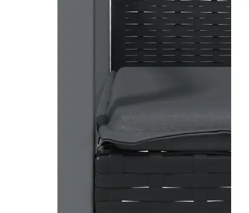 Sodo Komplektas Su Pagalvėlėmis, 5 Dalių, Poliratanas/Plienas