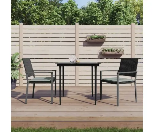 Sodo Komplektas Su Pagalvėlėmis, 3 Dalių, Poliratanas/Plienas