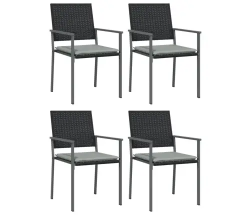 5-Daļīgs Dārza Mēbeļu Komplekts Ar Matračiem, Pe Rotangpalma Vidaxl