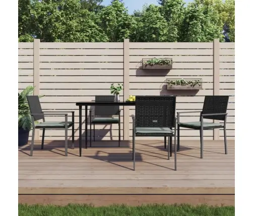 Sodo Komplektas Su Pagalvėlėmis, 5 Dalių, Poliratanas/Plienas