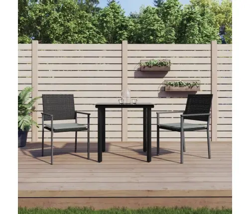 3-Daļīgs Dārza Mēbeļu Komplekts, Matrači, Pe Rotangpalma Vidaxl