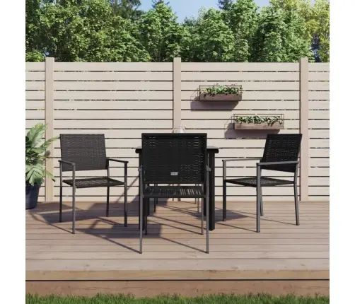 5-Osaline Aia Söögimööbli Komplekt, Polürotang Ja Teras