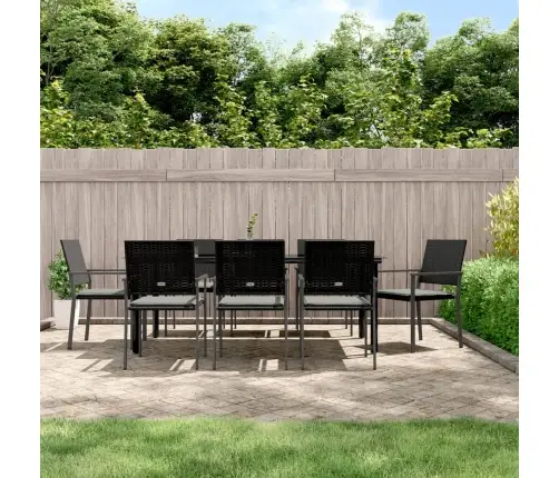 Sodo Komplektas Su Pagalvėlėmis, 9 Dalių, Poliratanas/Plienas