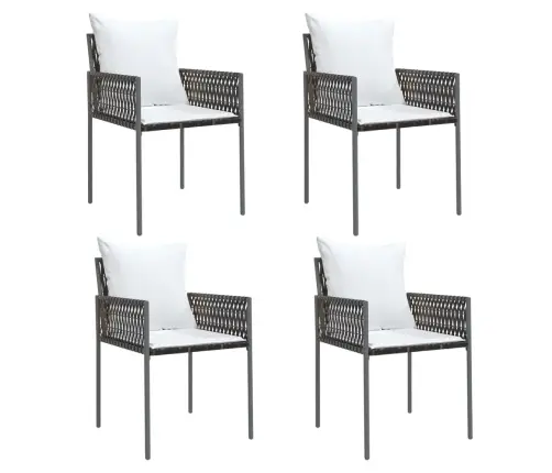 Sodo Komplektas Su Pagalvėlėmis, 5 Dalių, Poliratanas/Plienas