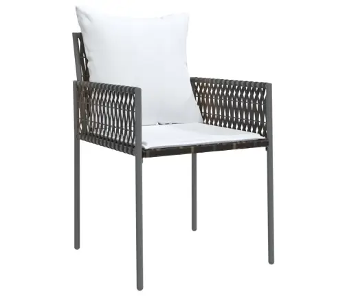 5-Daļīgs Dārza Mēbeļu Komplekts Ar Matračiem, Pe Rotangpalma Vidaxl