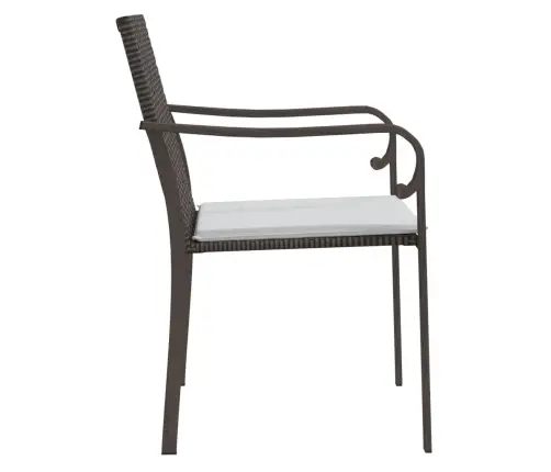 Dārza Krēsli Ar Matračiem, 56X59X84 Cm, Pe Rotangpalma, Brūni Vidaxl Dārza Krēsli Ar Matračiem, 56X59X84 Cm, Pe Rotangpalma, Brūni Vidaxl