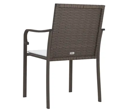 Dārza Krēsli Ar Matračiem, 56X59X84 Cm, Pe Rotangpalma, Brūni Vidaxl Dārza Krēsli Ar Matračiem, 56X59X84 Cm, Pe Rotangpalma, Brūni Vidaxl