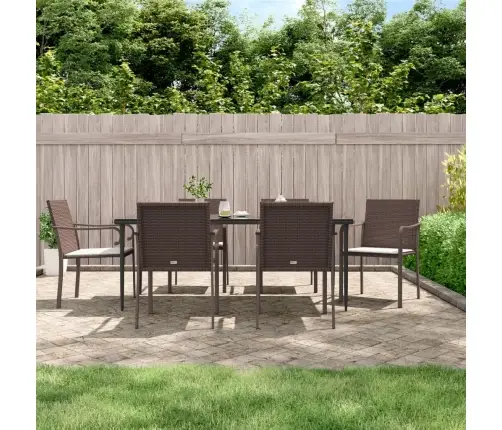 Dārza Krēsli Ar Matračiem, 56X59X84 Cm, Pe Rotangpalma, Brūni Vidaxl Dārza Krēsli Ar Matračiem, 56X59X84 Cm, Pe Rotangpalma, Brūni Vidaxl