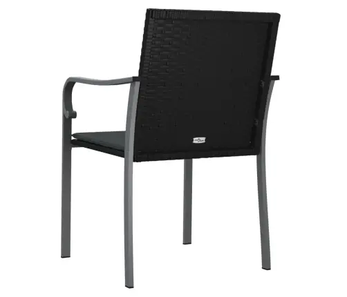 Dārza Krēsli Ar Matračiem, 4 Gab., 56X59X84 Cm, Pe Rotangpalma Vidaxl