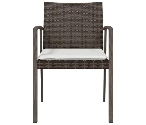 Dārza Krēsli Ar Matračiem, 4 Gab., 56,5X57X83 Cm, Pe Vidaxl