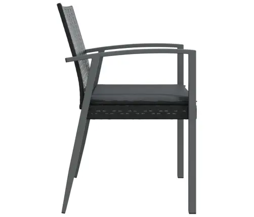 Dārza Krēsli Ar Matračiem, 4 Gab., 56,5X57X83 Cm, Pe Vidaxl