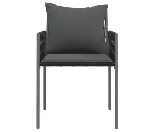 Dārza Krēsli Ar Matračiem, 6 Gab., 54X61X83 Cm, Pe Rotangpalma Vidaxl