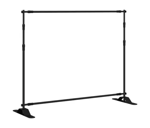 Fona Statīvi, 2 Gab., Melni, 254X243 Cm, Tērauds Vidaxl