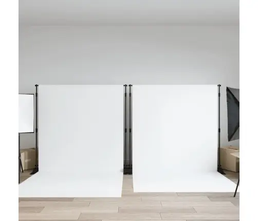 Fona Statīvi, 2 Gab., Melni, 254X243 Cm, Tērauds Vidaxl