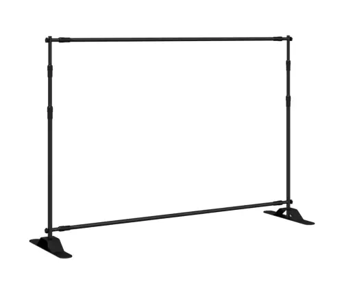 Fona Statīvi, 2 Gab., Melni, 305X243 Cm, Tērauds Vidaxl