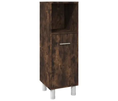 3-Osaline Vannitoakappide Komplekt, Suitsutatud Tamm, Tehispuit