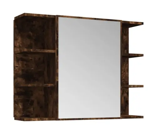 Vonios Spintelių Komplektas, 4 Dalių, Dūminio Ąžuolo, Mediena