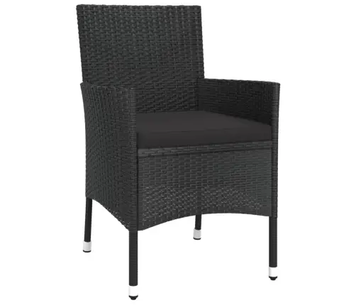 7-Daļīgs Dārza Mēbeļu Komplekts Ar Matračiem, Pe Rotangpalma Vidaxl