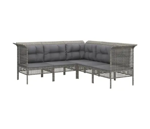 9-Daļīgs Dārza Mēbeļu Komplekts Ar Matračiem, Pe Rotangpalma Vidaxl 9-Daļīgs Dārza Mēbeļu Komplekts Ar Matračiem, Pe Rotangpalma Vidaxl