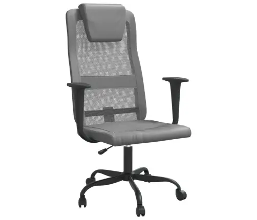 Biroja Krēsls, Regulējams Augstums, Sieta Audums, Mākslīgā Āda Vidaxl