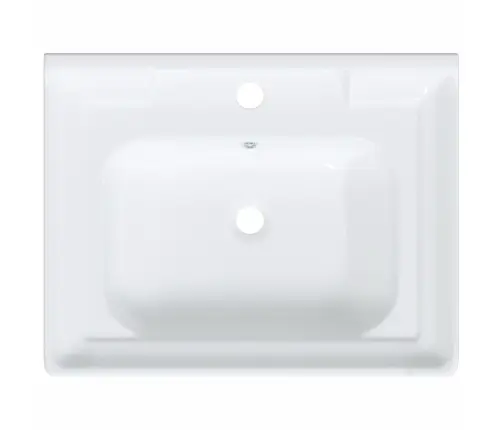 Vannasistabas Izlietne, Balta, 61X48X23 Cm, Taisnstūra Vidaxl