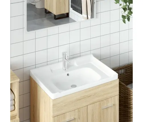 Vannasistabas Izlietne, Balta, 61X48X23 Cm, Taisnstūra Vidaxl