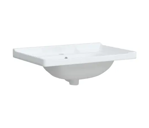 Vannasistabas Izlietne, Balta, 71X48X23 Cm, Taisnstūra Vidaxl