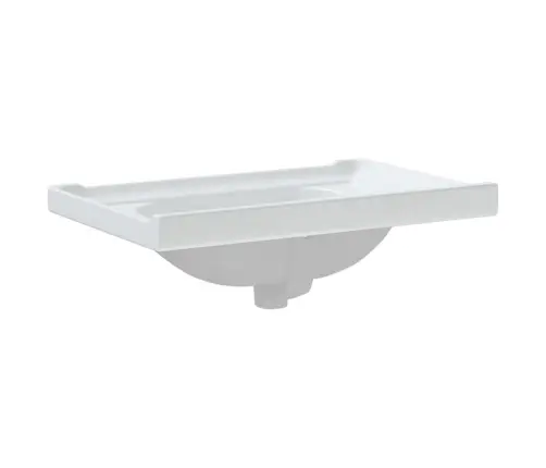 Vannasistabas Izlietne, Balta, 71X48X23 Cm, Taisnstūra Vidaxl