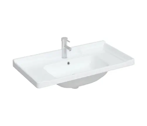 Vonios Kambario Praustuvas, Baltas, 91,5X48X23cm Keramika