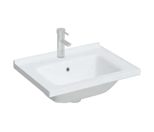 Vannitoa Valamu, Valge, 61X48X19,5 cm Kandiline, Keraamiline