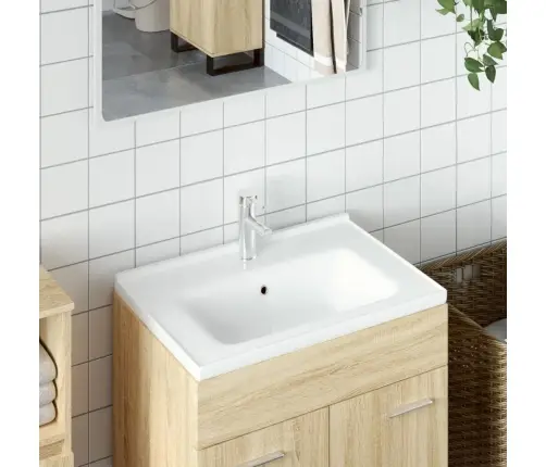 Vannitoa Valamu, Valge, 61X48X19,5 cm Kandiline, Keraamiline