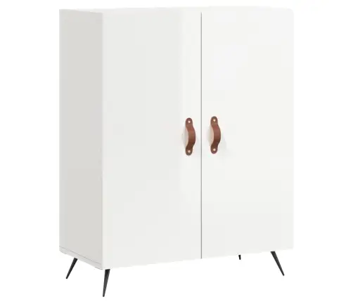 Šoninė Spintelė, Balta, 69,5X34X90cm Apdirbta Mediena, Blizgi