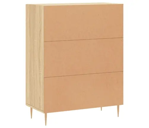 Kumode, Ozolkoka Krāsa, 69,5X34X90 Cm, Inženierijas Koks Vidaxl