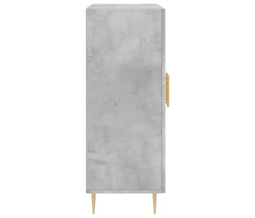 Kumode, Betona Pelēka, 69,5X34X90 Cm, Inženierijas Koks Vidaxl