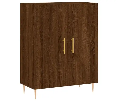 Šoninė Spintelė, Ruda Ąžuolo, 69,5X34X90cm Apdirbta Mediena Šoninė Spintelė, Ruda Ąžuolo, 69,5X34X90cm Apdirbta Mediena