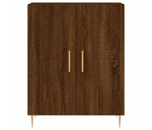 Šoninė Spintelė, Ruda Ąžuolo, 69,5X34X90cm Apdirbta Mediena Šoninė Spintelė, Ruda Ąžuolo, 69,5X34X90cm Apdirbta Mediena