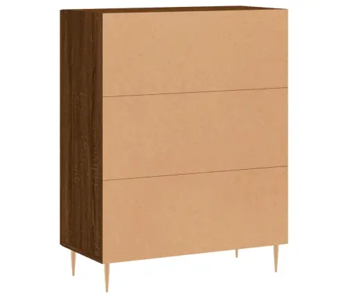 Šoninė Spintelė, Ruda Ąžuolo, 69,5X34X90cm Apdirbta Mediena Šoninė Spintelė, Ruda Ąžuolo, 69,5X34X90cm Apdirbta Mediena