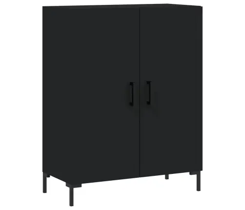 Kumode, Melna, 69,5X34X90 Cm, Inženierijas Koks Vidaxl