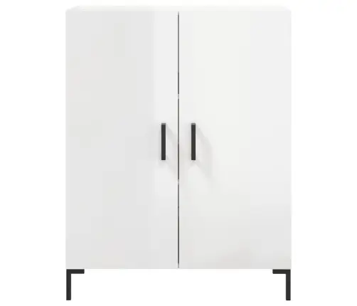 Puhvetkapp, Kõrgläikega Valge, 69,5 X 34 X 90 cm Tehispuit