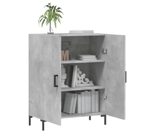 Puhvetkapp, Betoonhall, 69,5 X 34 X 90 cm Tehispuit