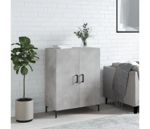 Puhvetkapp, Betoonhall, 69,5 X 34 X 90 cm Tehispuit