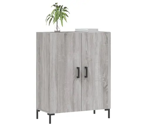 Kumode, Pelēka Ozolkoka, 69,5X34X90 Cm, Inženierijas Koks Vidaxl