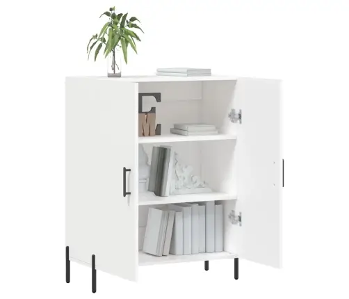 Puhvetkapp, Valge, 69,5 X 34 X 90 cm Tehispuit