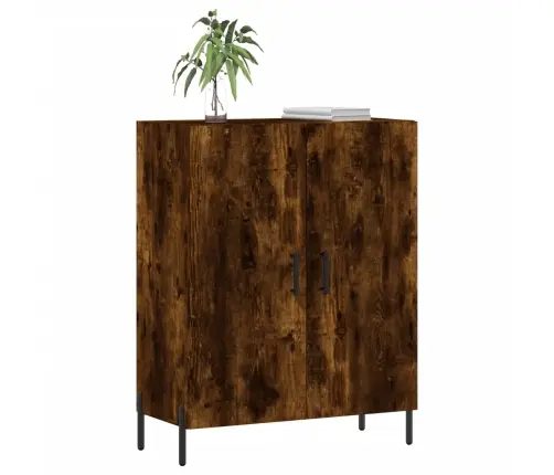 Šoninė Spintelė, Dūminio Ąžuolo, 69,5X34X90cm Apdirbta Mediena