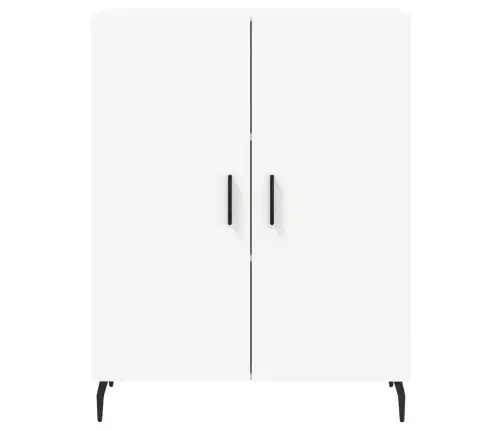 Kumode, Balta, 69,5X34X90 Cm, Inženierijas Koks Vidaxl