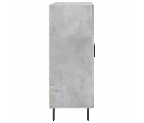 Kumode, Betona Pelēka, 69,5X34X90 Cm, Inženierijas Koks Vidaxl