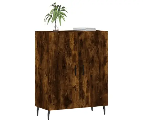 Šoninė Spintelė, Dūminio Ąžuolo, 69,5X34X90cm Apdirbta Mediena