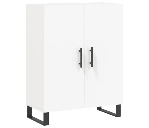 Kumode, Balta, 69,5X34X90 Cm, Inženierijas Koks Vidaxl
